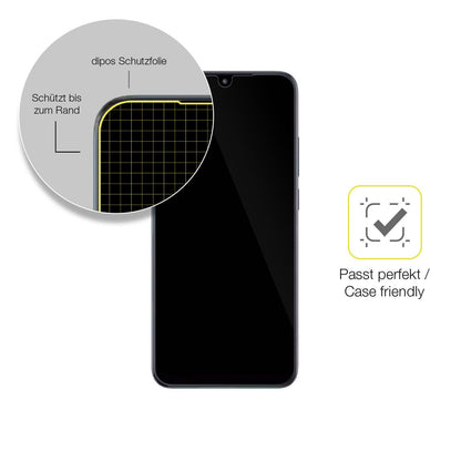 2x Screen Protector for Xiaomi Poco C50 Protective Film covers 100% dipos Flex