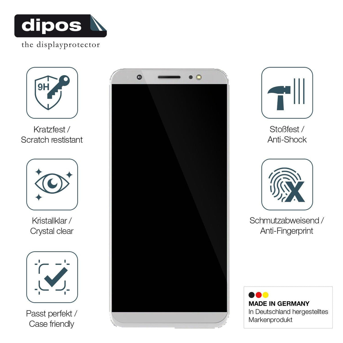 Screen Protector for Tecno Camon I Flexible Glass 9H dipos