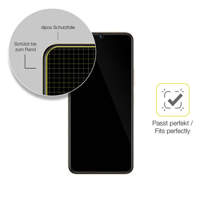 2x Screen Protector for VIVO Y35 5G Protective Film covers 100% dipos Flex