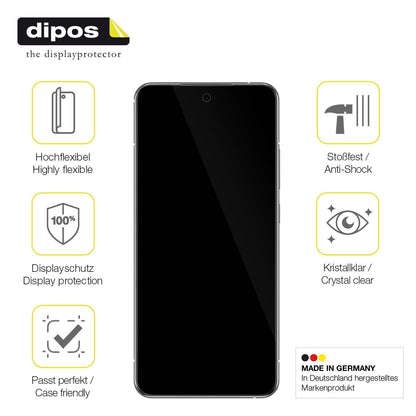 2x Screen Protector for NOKIA X30 5G Protective Film covers 100% dipos Flex