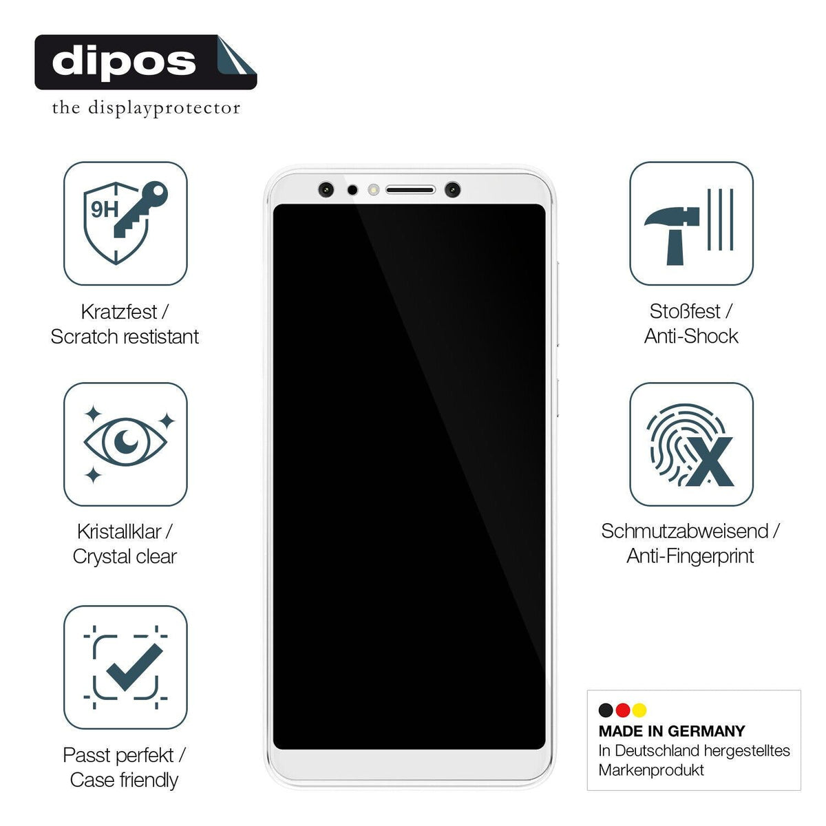 Screen Protector for Asus Zenfone 5 Selfie Pro Flexible Glass 9H dipos