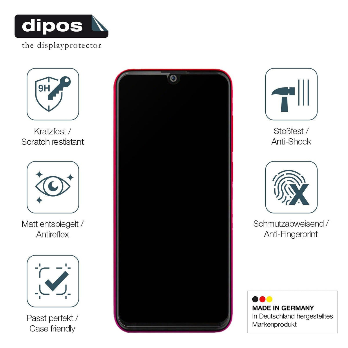 9H Matte Screen Protector for Walton Primo N5 – Anti-Glare, Shatterproof | dipos