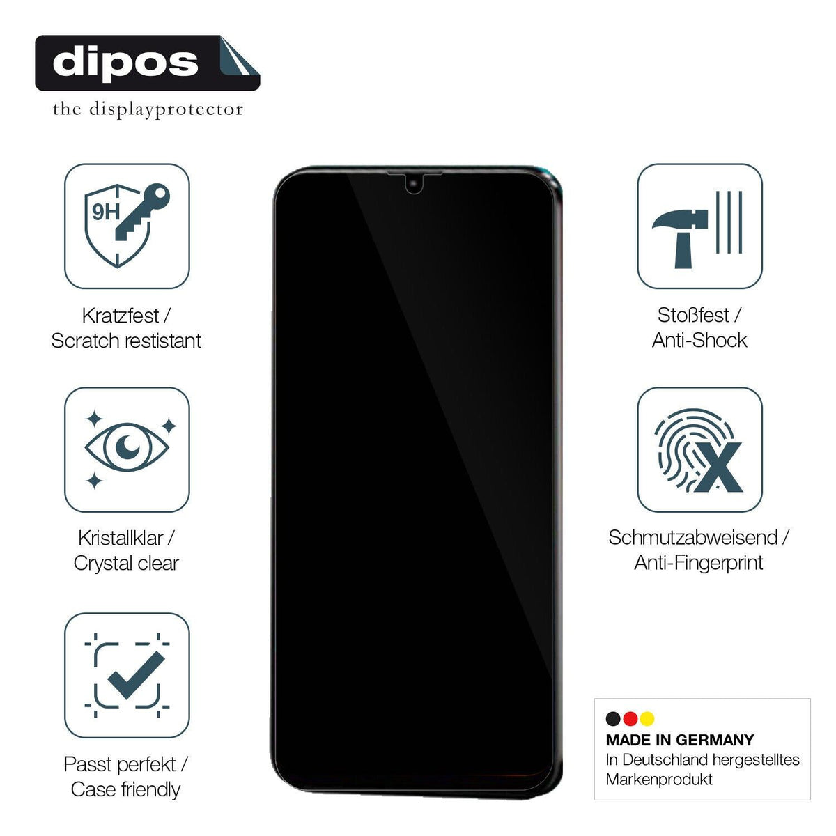 9H Clear Screen Protector for WALTON Primo R9 – Shatterproof, Crystal Clear | dipos