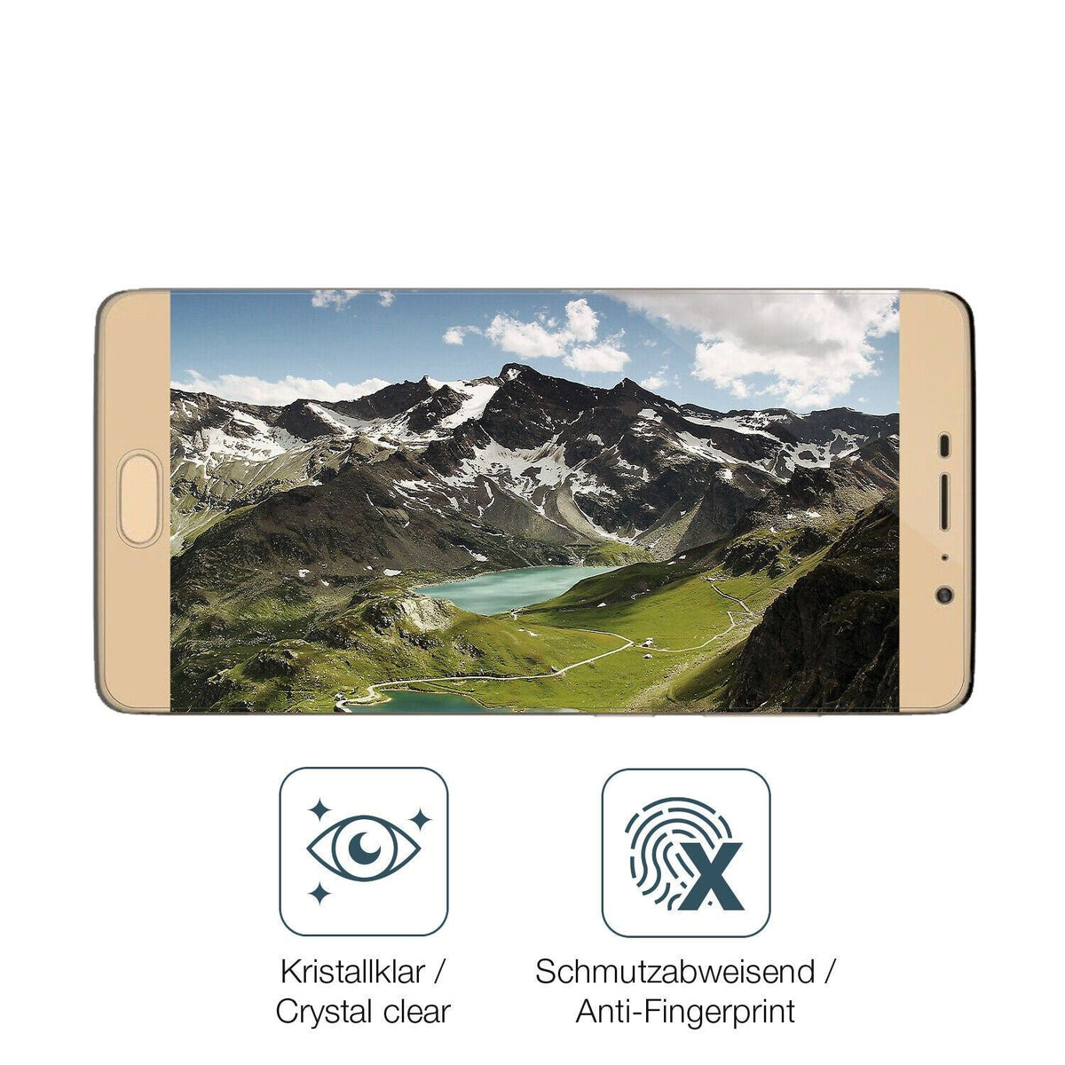 9H Clear Screen Protector for Panasonic Eluga A3 Pro – Shatterproof, Crystal Clear | dipos