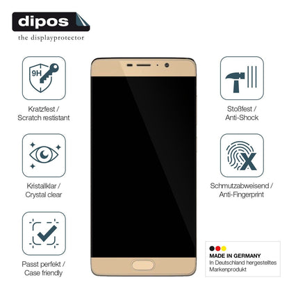 9H Clear Screen Protector for Panasonic Eluga A3 Pro – Shatterproof, Crystal Clear | dipos