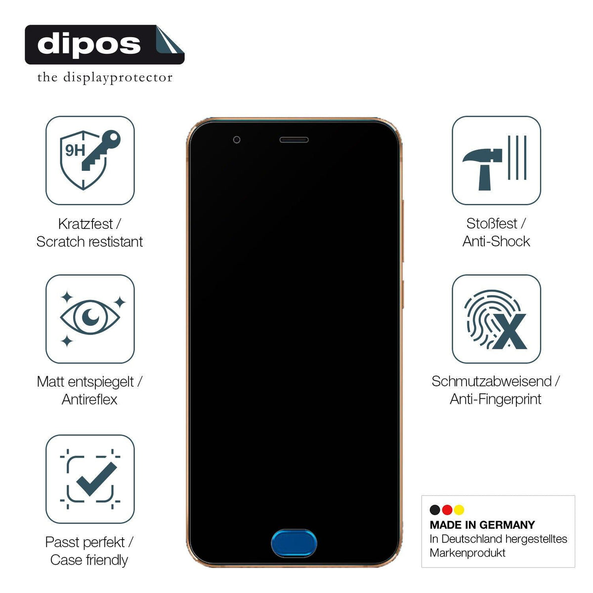 Screen Protector for Xiaomi Mi Note 3 matte Flexible Glass 9H dipos