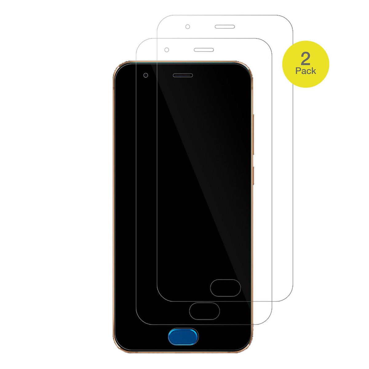 2x Screen Protector for Xiaomi Mi Note 3 Protective Film covers 100% dipos Flex