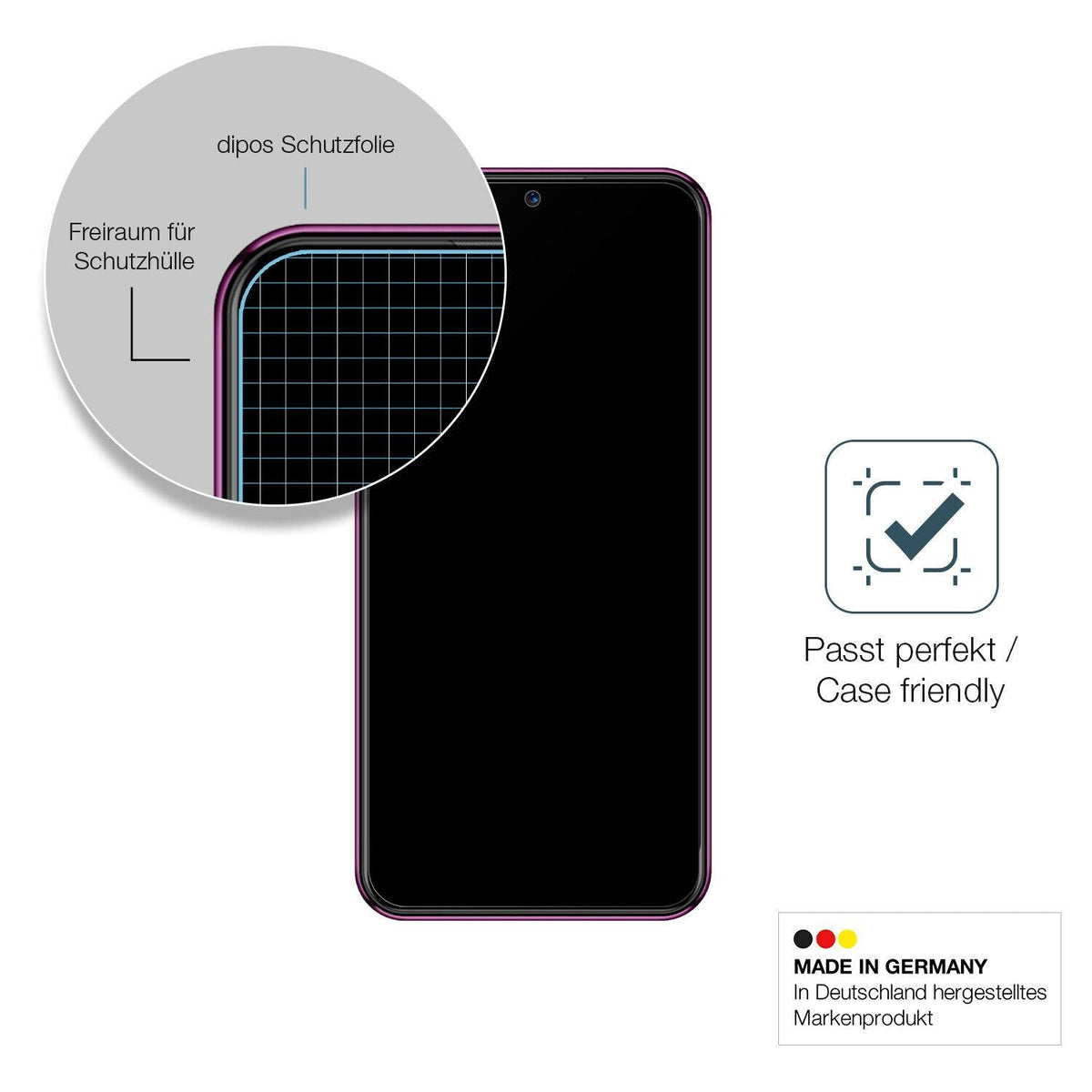 Screen Protector for BQ 6051G matte Flexible Glass 9H dipos