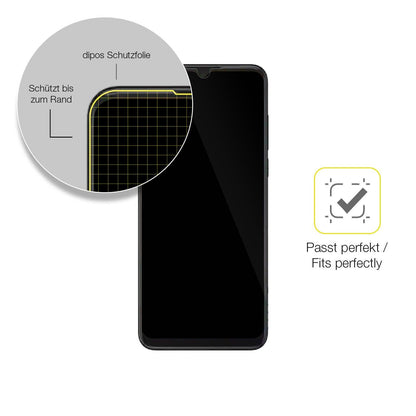 Full Cover Screen Protector for SHARP Aquos V6 – Covers Curved Edges | dipos