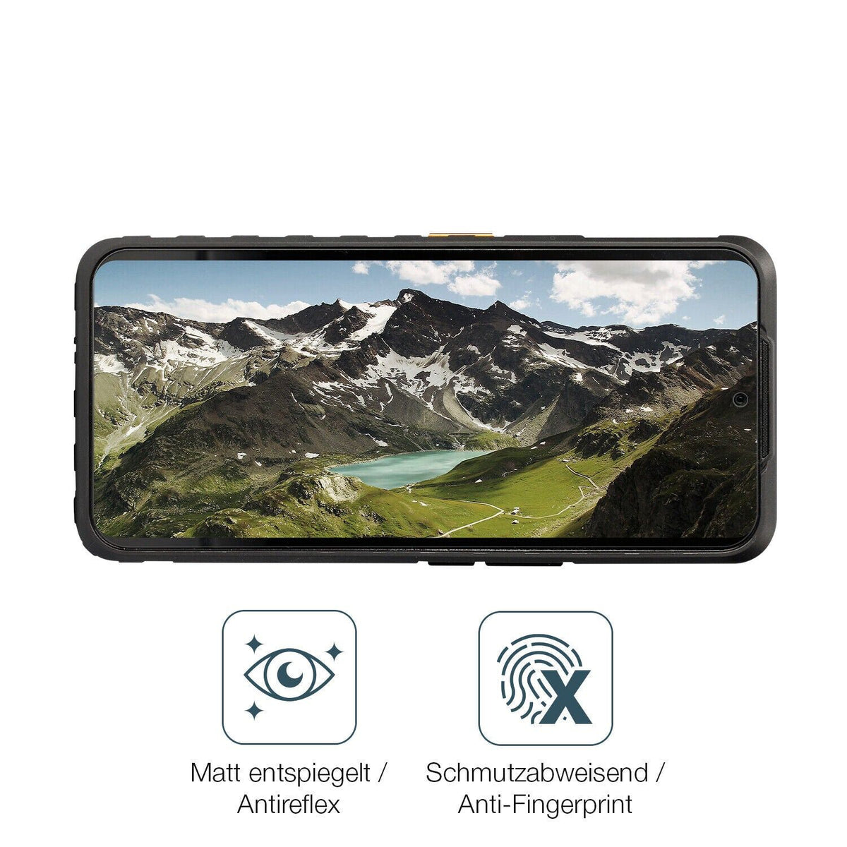 9H Matte Screen Protector for CAT S53 – Anti-Glare, Shatterproof | dipos