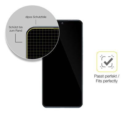 2x Screen Protector for Xiaomi Mi 12T Protective Film covers 100% dipos Flex
