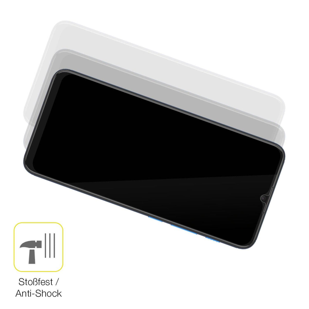 2x Screen Protector for MOTOROLA Moto E7 Power Protective Film covers 100% dipos