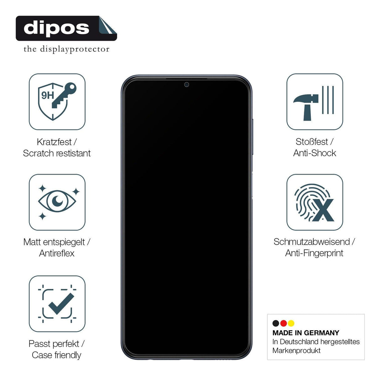 Screen Protector for Samsung Galaxy M33 matte Flexible Glass 9H dipos