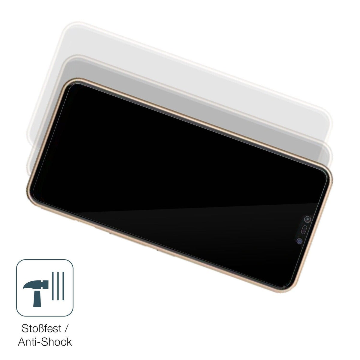 9H Clear Screen Protector for Fujitsu Arrows M05 – Shatterproof, Crystal Clear | dipos