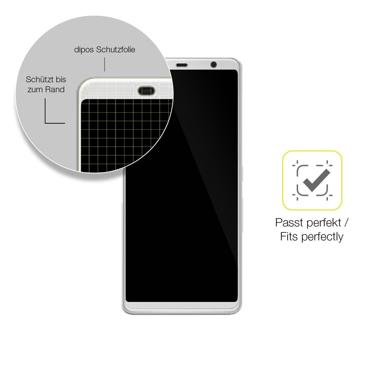 2x Screen Protector for Fujitsu Arrows Be F-02L Protective Film covers 100%