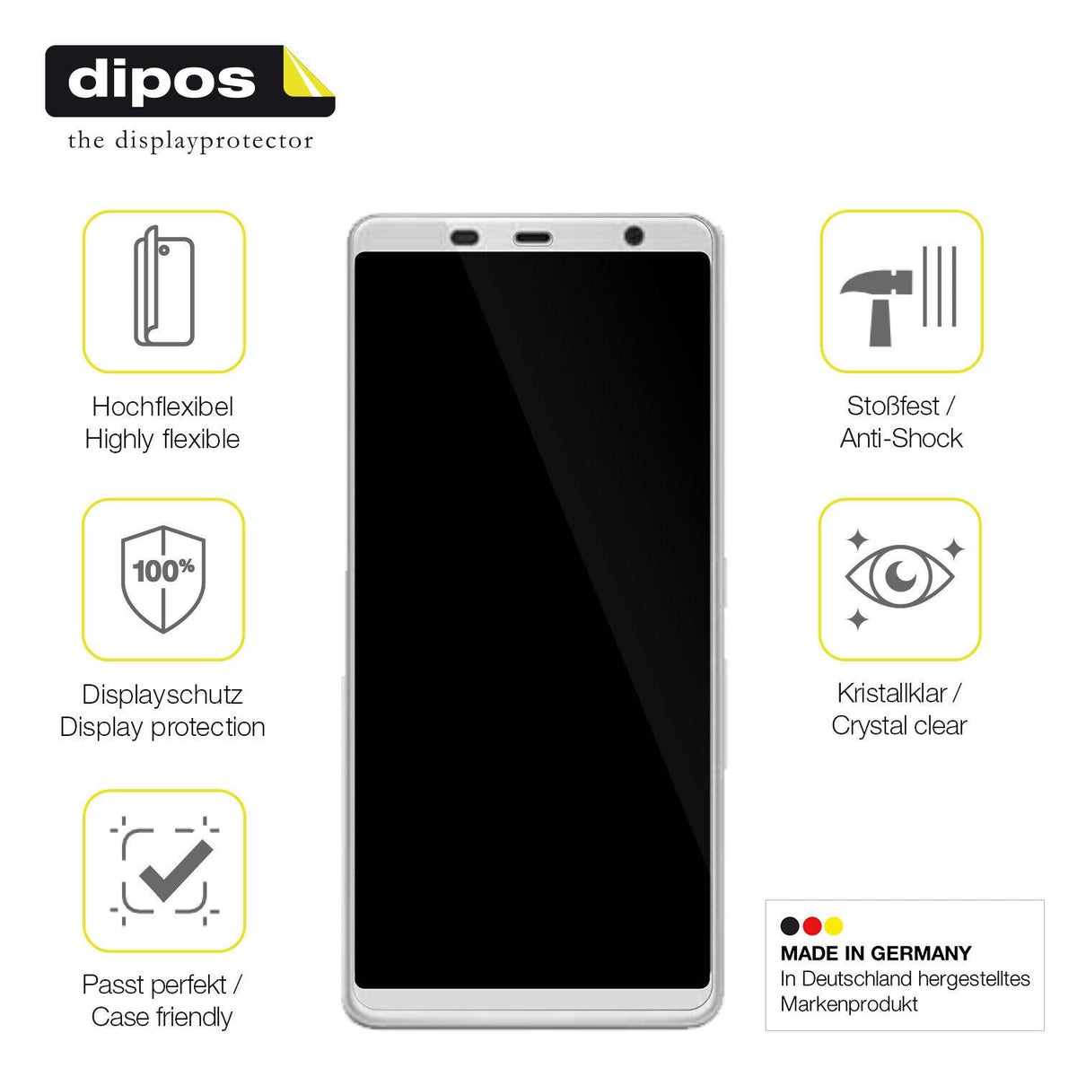 2x Screen Protector for Fujitsu Arrows Be F-02L Protective Film covers 100%