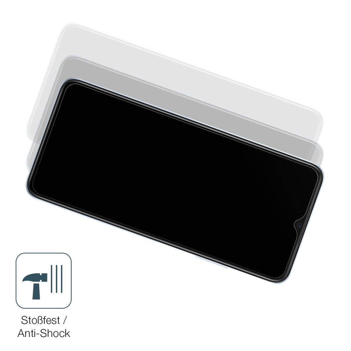 9H Matte Screen Protector for OPPO A17 – Anti-Glare, Shatterproof | dipos