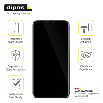 2x Screen Protector for Benco V8 Protective Film covers 100% dipos Flex