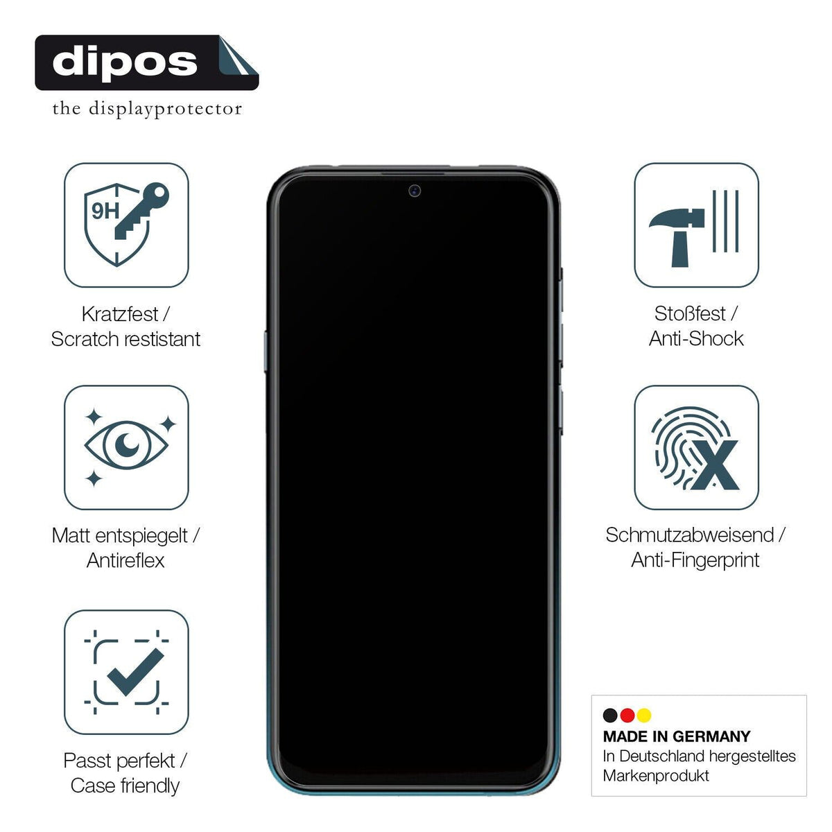 Screen Protector for Benco iris 59 matte Flexible Glass 9H dipos