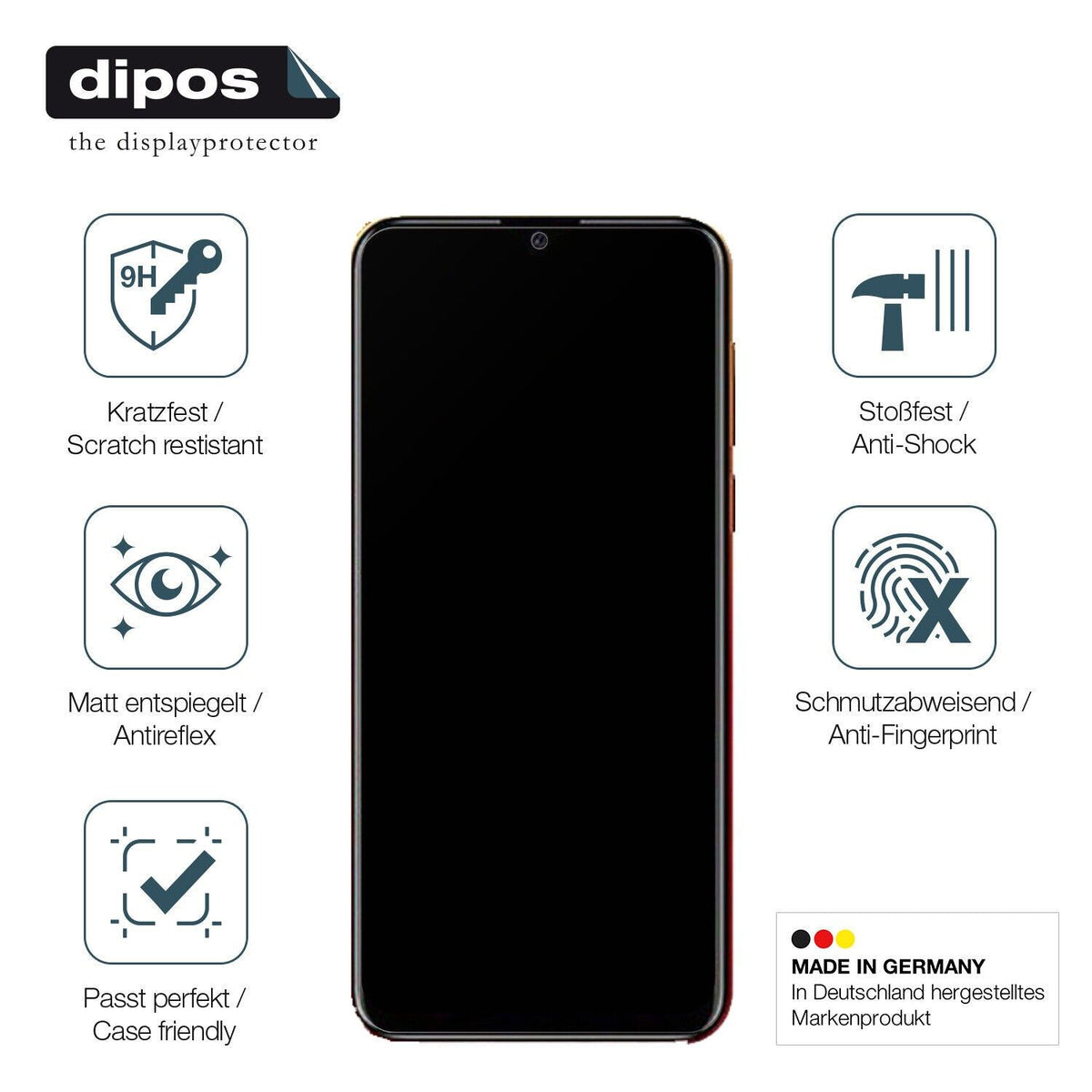 Screen Protector for Benco V80s matte Flexible Glass 9H dipos