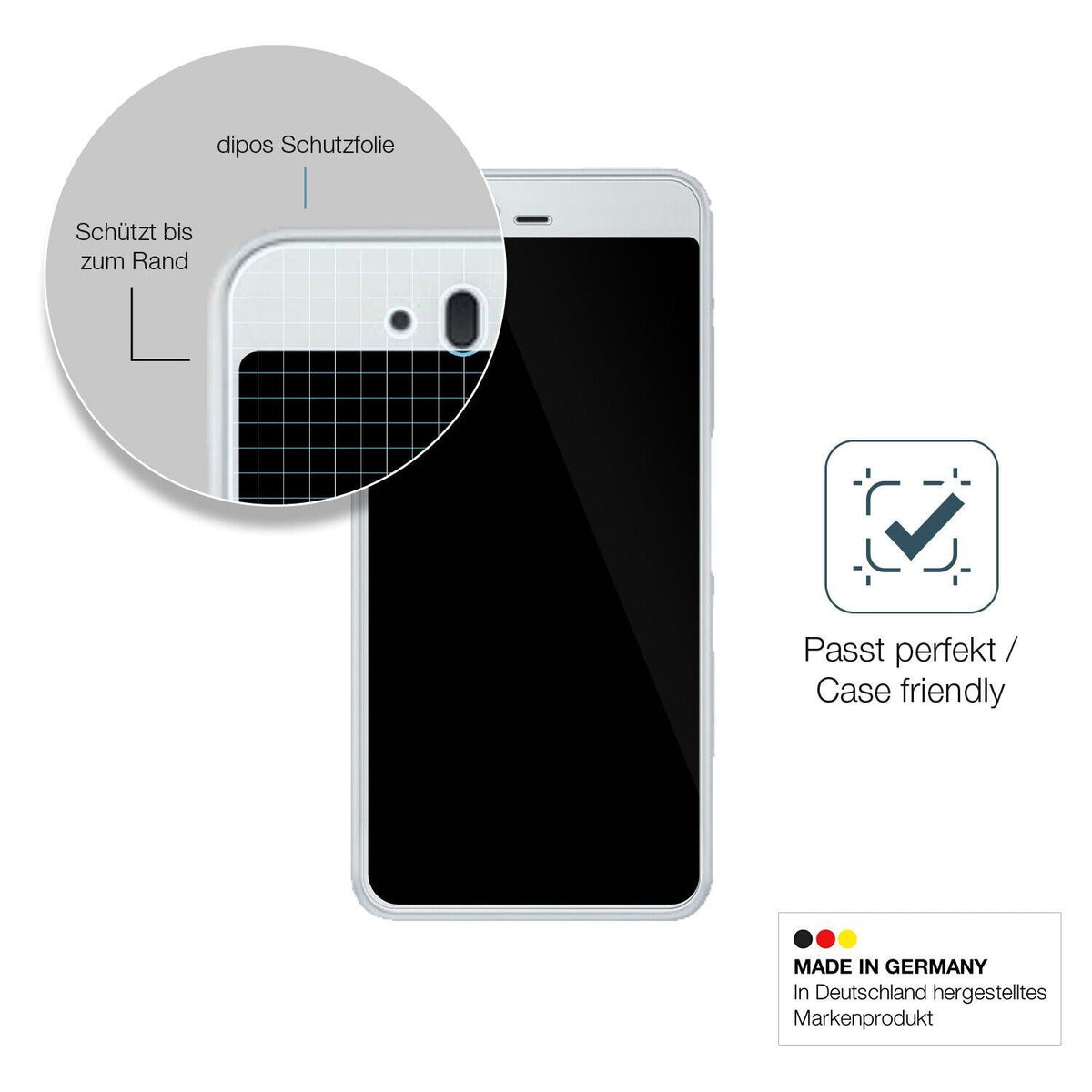 Screen Protector for Fujitsu Arrows Be F-04K Flexible Glass 9H dipos