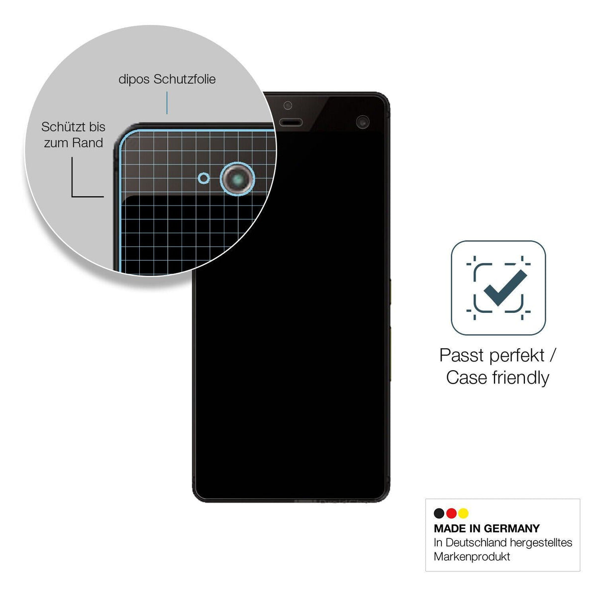9H Matte Screen Protector for Fujitsu Arrows NX F-01J – Anti-Glare, Shatterproof | dipos