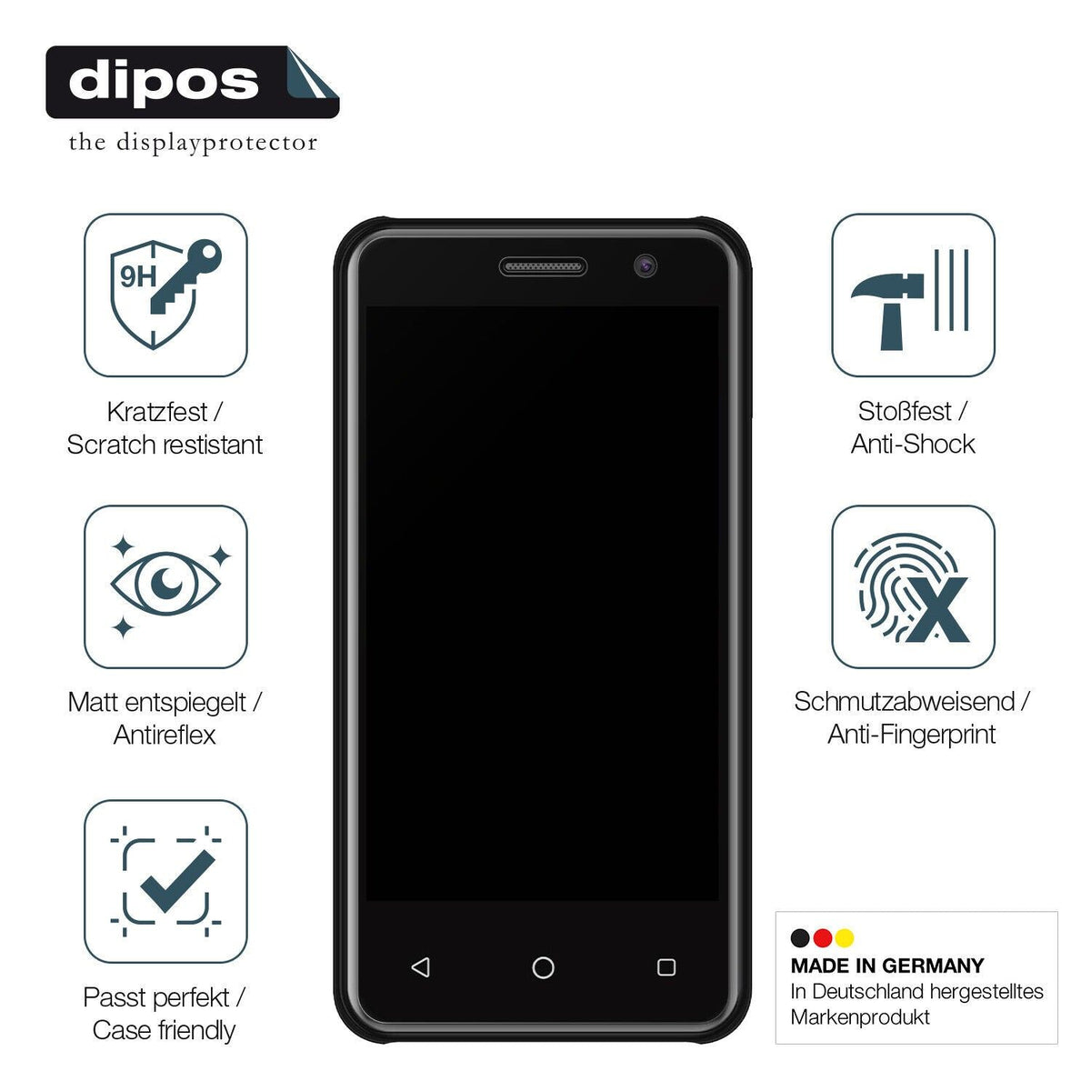Screen Protector for Krip K4b matte Flexible Glass 9H dipos