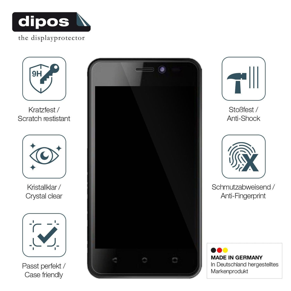 Screen Protector for Krip K4m Flexible Glass 9H dipos