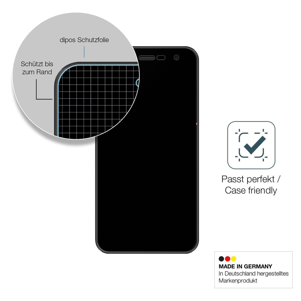 Screen Protector for Bmobile AX1077 matte Flexible Glass 9H dipos
