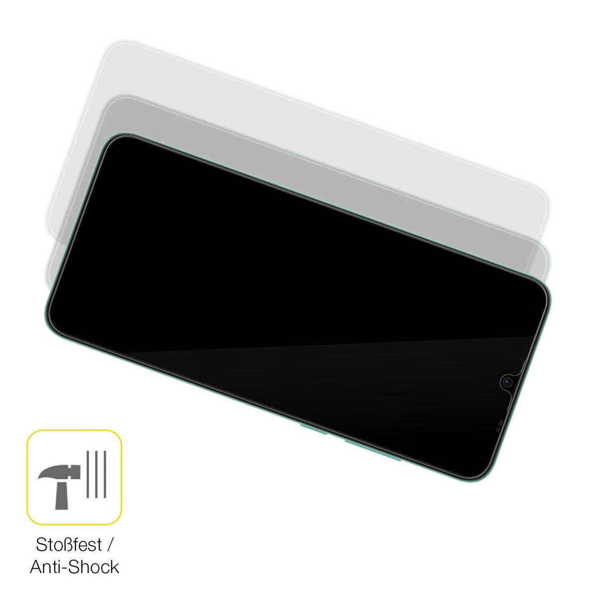 2x Screen Protector for Symphony Z33 Protective Film covers 100% dipos Flex
