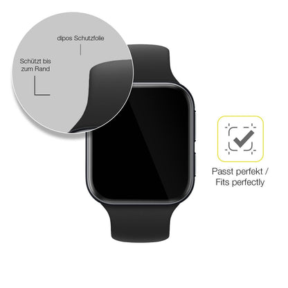 2x Screen Protector for OPPO Watch 3 Protective Film covers 100% dipos Flex