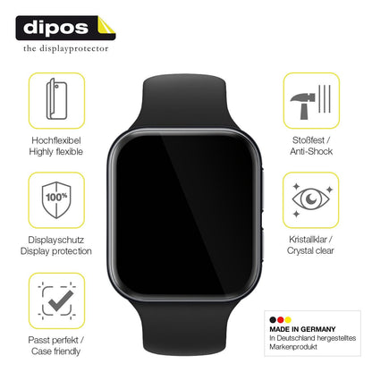 2x Screen Protector for OPPO Watch 3 Protective Film covers 100% dipos Flex