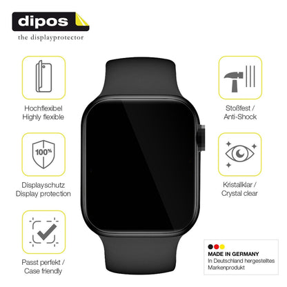 2x Screen Protector for Iwo X8 Protective Film covers 100% dipos Flex
