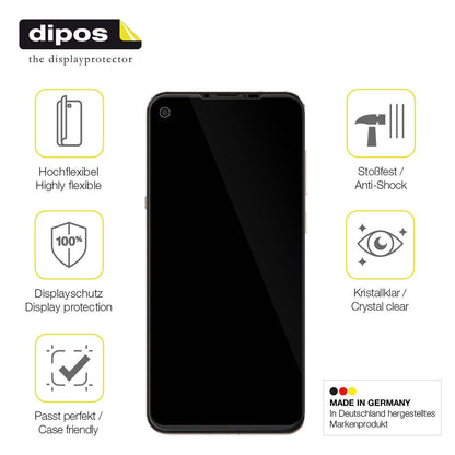2x Screen Protector for Hisense U30 Protective Film covers 100% dipos Flex
