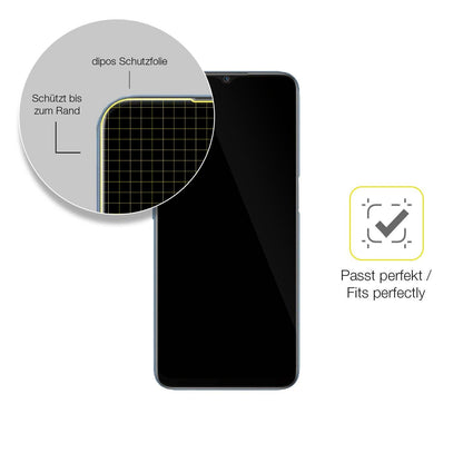 2x Screen Protector for OPPO A16  Protective Film covers 100% dipos Flex