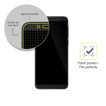 2x Screen Protector for TCL C5 Protective Film covers 100% dipos Flex