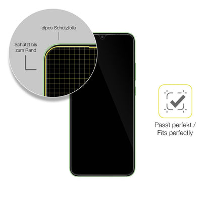 2x Screen Protector for Symphony Z55 Protective Film covers 100% dipos Flex