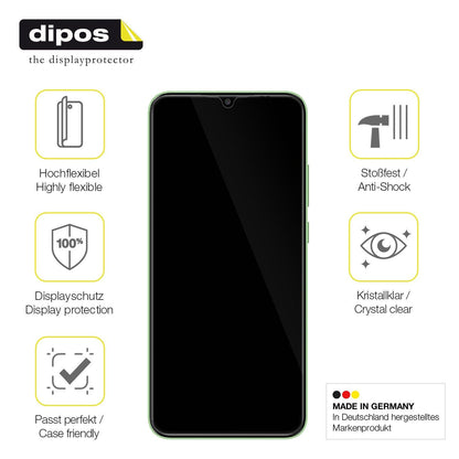 2x Screen Protector for Symphony Z55 Protective Film covers 100% dipos Flex