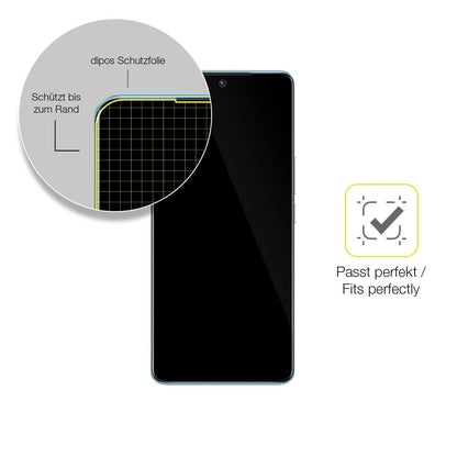 2x Screen Protector for Vivo V25 Pro Protective Film covers 100% dipos Flex