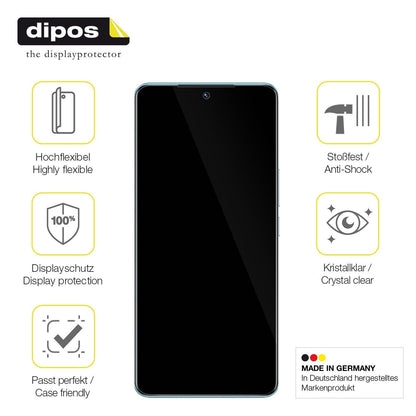 2x Screen Protector for Vivo V25 Pro Protective Film covers 100% dipos Flex
