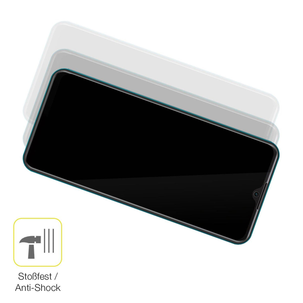 2x Screen Protector for Symphony Z35 Protective Film covers 100% dipos Flex