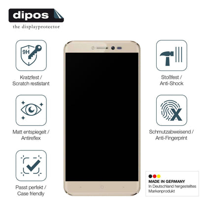 Screen Protector for Symphony i10 Plus matte Flexible Glass 9H dipos