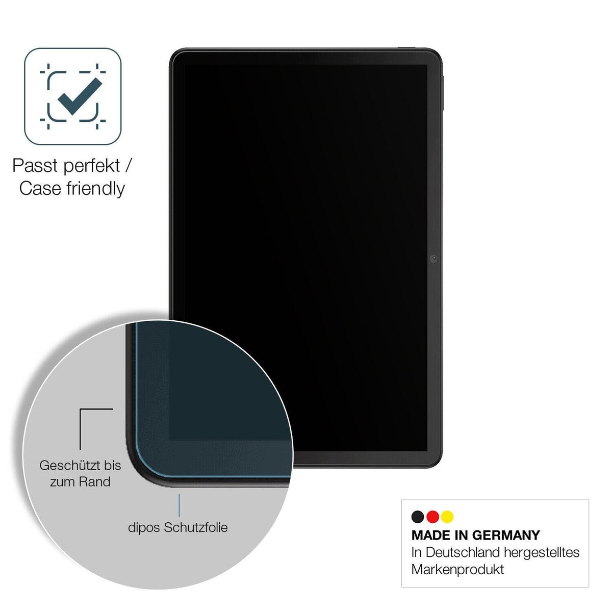 Screen Protector for TCL Tab 10 matte Flexible Glass 9H dipos