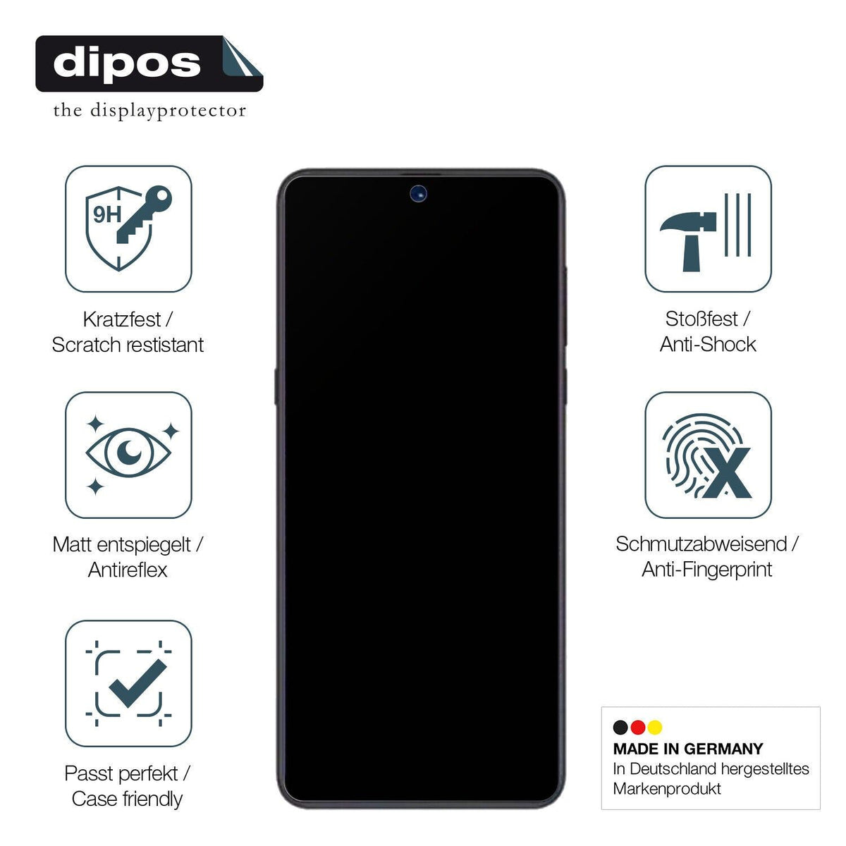 Screen Protector for Xiaomi Mi 12S matte Flexible Glass 9H dipos