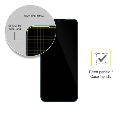 2x Screen Protector for Oppo A57 4G Protective Film covers 100% dipos Flex