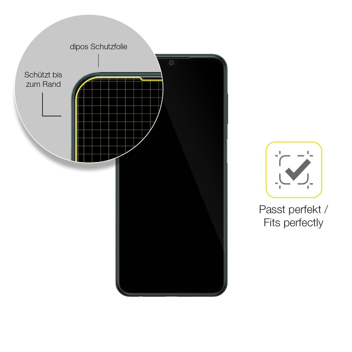 2x Screen Protector for Samsung Galaxy M13 5G Protective Film covers 100% dipos