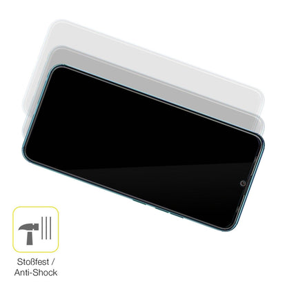 2x Screen Protector for Tecno Spark 9 Protective Film covers 100% dipos Flex