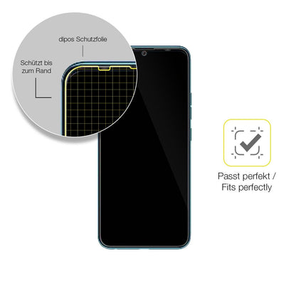2x Screen Protector for Tecno Spark 9 Protective Film covers 100% dipos Flex