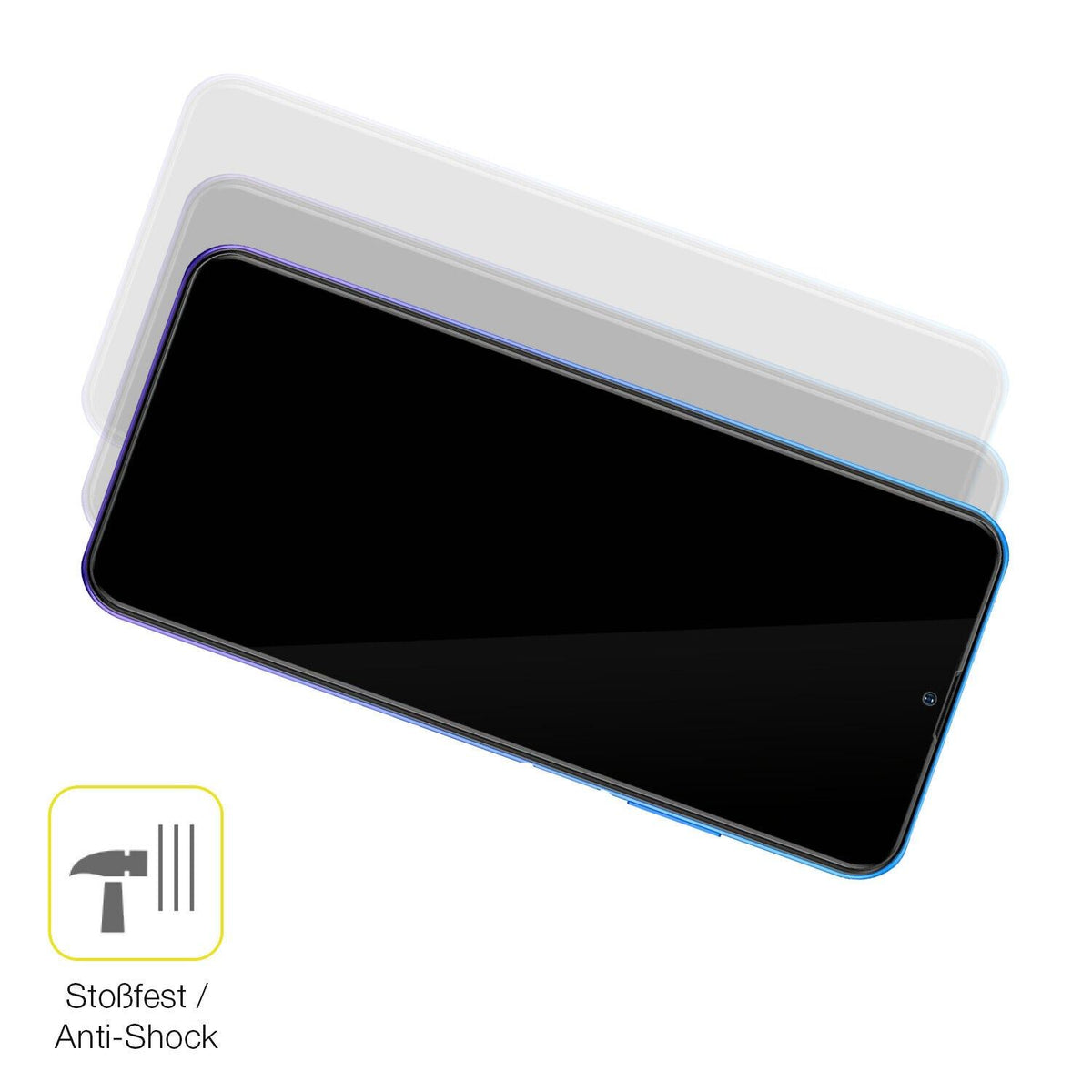 Full Cover Screen Protector for Ulefone Note 12P – Covers Curved Edges | dipos