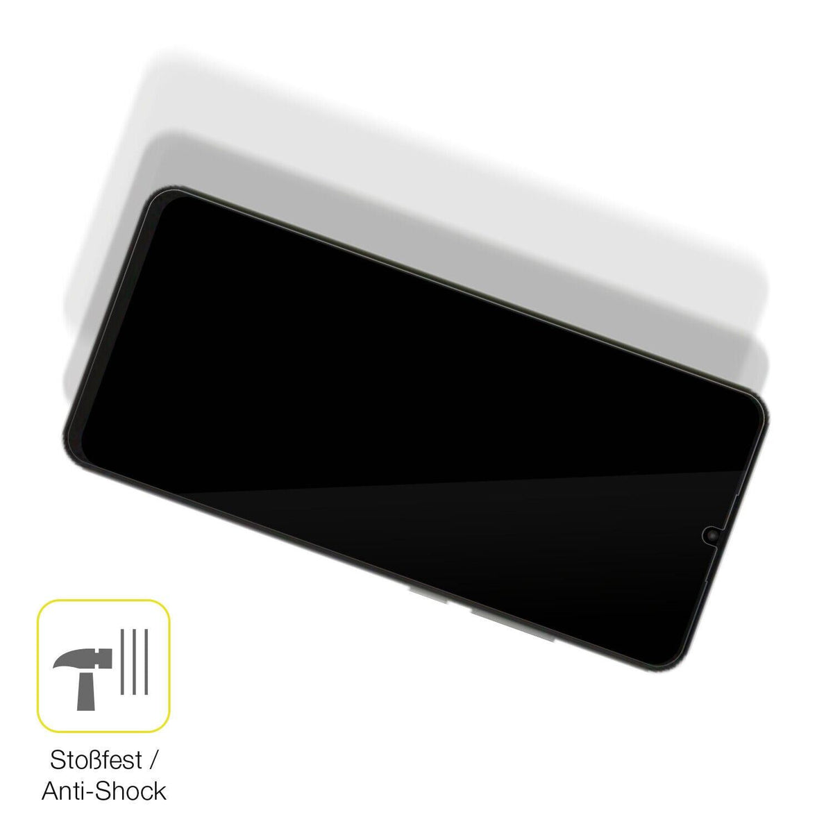 2x Screen Protector for ZTE Blade A52 Protective Film covers 100% dipos Flex